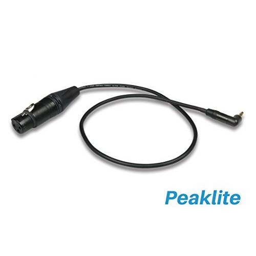 Peaklite PL-C07 3-pin XLR Female to 3.5mm Right-Angle 플러그 케이블 (18)