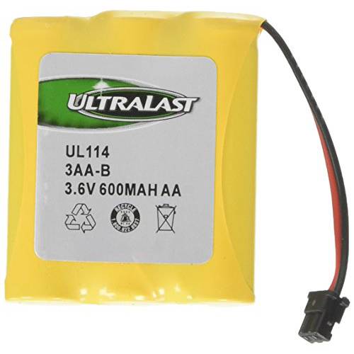 Ultralast UL-114 무선 폰 배터리 Cobra, 파나소닉, 샤프, 소니 and Uniden