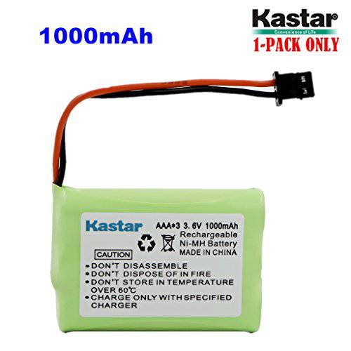 Kastar 1-Pack AAAX3 3.6V MSM 1000mAh Ni-MH 충전식 배터리 Uniden 무선 폰 BT-446 BT446 BP-446 BP446 BT-1005 BT1005 TRU8885 TRU8885-2 TRU88852 TRU8888 TRU9460 TRU9465 TRU9480 TCX-800