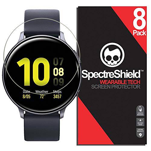 Spectre Shield (8 팩) 화면보호필름, 액정보호필름 삼성 갤럭시 워치 액티브 2 (44mm) 악세사리 갤럭시 워치 Active2 (44mm) 화면보호필름, 액정보호필름 케이스 친화적 풀 커버리지 클리어 필름