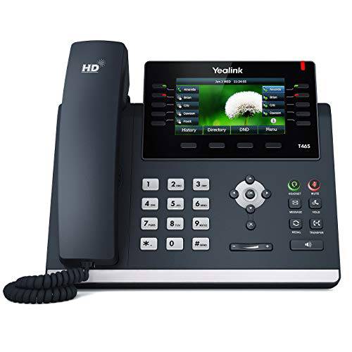 Yealink IPPhone SIP-T46S 2-Pack Optima HD USB 동글 PoE 16 VoIP 계정