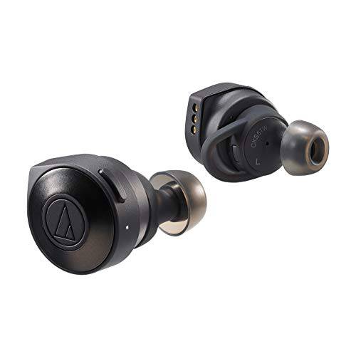 Audio-Technica ATH-CKS5TWBK 솔리드 베이스 무선 in-Ear 헤드폰,헤드셋, 블랙