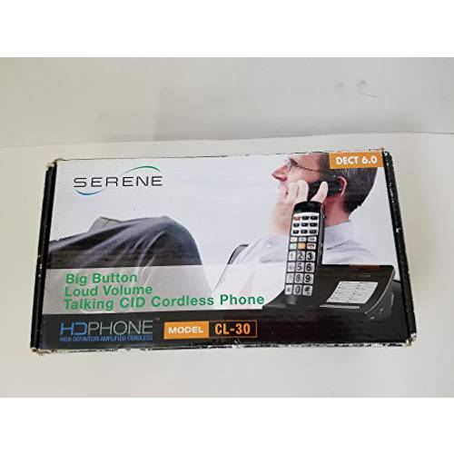 큰 버튼 큰소리 볼륨 말하는 Cid 소음 보조 호환가능한 핸드셋 by Serene Innovations