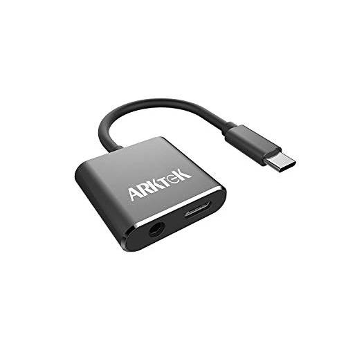 USB-C to 3.5mm 오디오 어댑터 - ARKTEK USB 타입 C to 헤드폰 잭 AUX Hi-Res DAC PD 고속충전 어댑터 패드 프로 2018 픽셀 4 and More