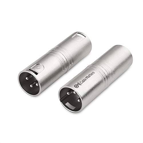 Cable Matters 2-Pack XLR to XLR 젠더 변환 어댑터 - Male to Male