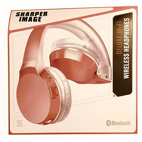[00020] SHARPER 이미지 디럭스 HI-FI 무선 헤드폰,헤드셋 (핑크)