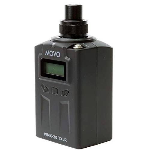 Movo WMX-20-TXLR 48-Channel 무선 Plug-on XLR 송신기 The WMX-20 시스템 (330’ ft 오디오 레인지)