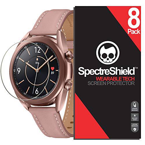 Spectre Shield (8 팩) 화면보호필름, 액정보호필름 삼성 갤럭시 워치 3 (41mm) 악세사리 삼성 갤럭시 Watch3 (41mm) 화면보호필름, 액정보호필름 케이스 친화적 풀 커버리지 클리어 필름