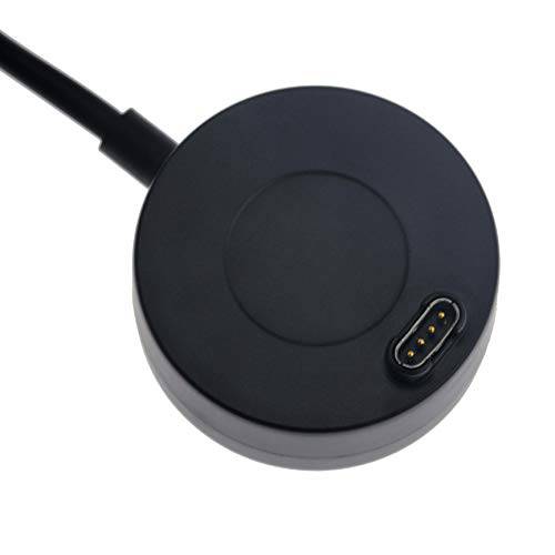 호환가능한 가민 Tactix Charlie 충전기 충전 지지대, 충전 도크 스테이션 거치대 홀더 악세사리 1m USB 케이블 Tactix Charlie Multisport GPS 워치 (블랙)