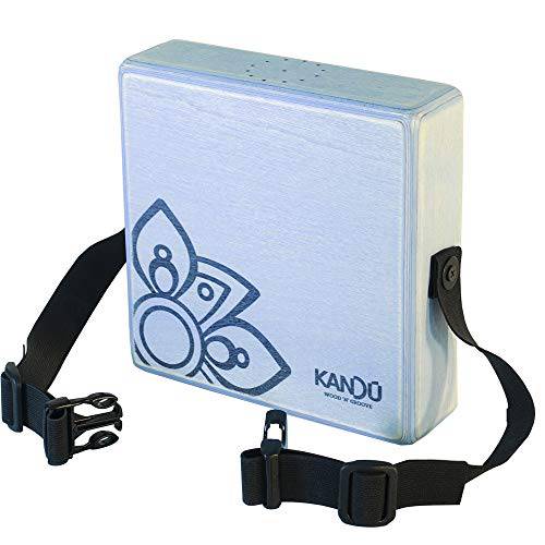 The Kandu Mashbox - is the first-ever 웨어러블 드럼 쉐이커, 스몰 카혼 designed to 충족 the 필요 of every 퍼커션 ist-natural (라이트 블루)