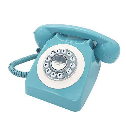 유선 레트로 폰, TelPal 빈티지 Old 휴대폰, 클래식 1930’s 앤틱 유선전화 휴대폰 가정용&  오피스 장식, Novelty 호텔식 전화 Redial