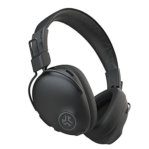 JLab 스튜디오 프로 ANC 블루투스 무선 Over-Ear 헤드폰, 헤드셋 | 45+ 시간 블루투스 5 재생시간 | 스마트 액티브 노이즈캔슬링 | EQ3 사운드 | Ultra-Plush 인조 가죽 and 클라우드 폼 쿠션 | 블랙