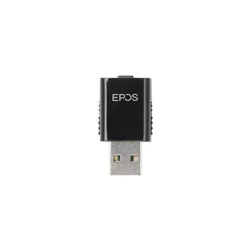 EPOS | 젠하이저 SDW D1 USB (1000978) USB-A DECT 동글 SDW 시리즈 헤드셋, 블랙