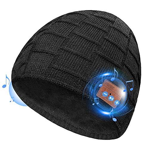 Cakkone 블루투스 비니 모자 남성용, 블루투스 모자 비니, 음악 비니 모자 선물 남성용 Unique.Bluetooth 비니 남성용