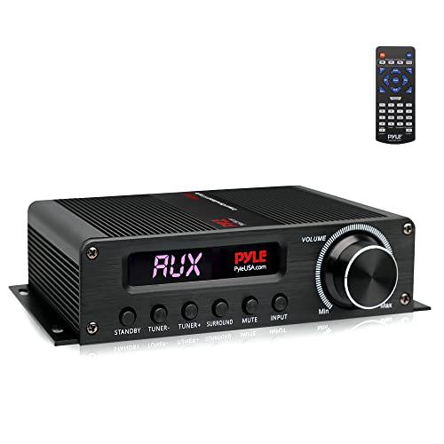 무선 블루투스 홈 오디오 앰프 - 100W 5.1 채널 홈시이터 파워 스테레오 리시버, 써라운드 사운드 w/ HDMI, Aux, FM 안테나, 서브우퍼 스피커 입력, 12V 어댑터 - PFA560BT