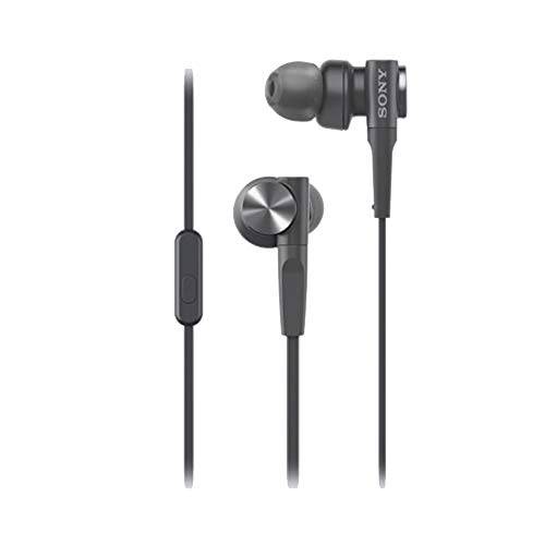 소니 MDR-XB55AP 프리미엄 in-Ear 엑스트라 베이스 헤드폰,헤드셋 마이크 (블랙)