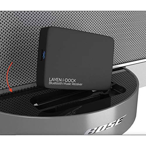 LAYEN i-Dock 30 핀 Hi-Fi 리시버 블루투스 어댑터 무선 스테레오 음악 aptX&  멀티 쌍, 세트 (Not 적용가능한 자동차)