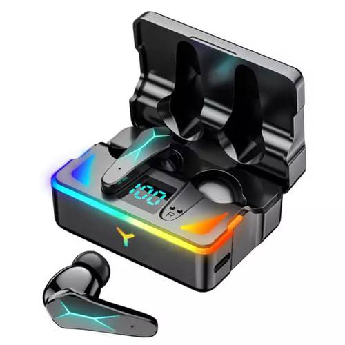 SDC X7 방수/ 소음 캔슬링 Colorful Breathing 라이트 로우 레이턴시 게이밍 무선 이어폰 헤드셋 듀얼 모드 하이파이 베이스 게임 이어폰, 이어버드