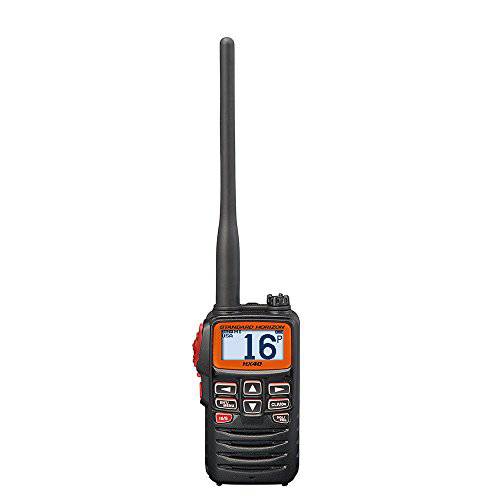 STANDARD HORIZON HX40 6 와트 VHF 울트라 컴팩트 소형,휴대용 선박 라디오 FM 블루투스리시버, 베이지
