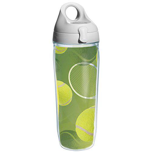 Tervis 테니스 공 랩과 물 뚜껑 회색 뚜껑 24 온스 음료