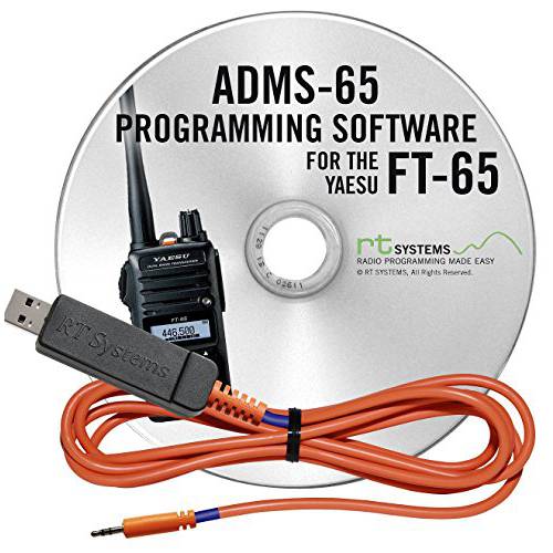 RT Systems  프로그래밍 소프트웨어 and USB-55 케이블 Yaesu FT-65 듀얼밴드 HT