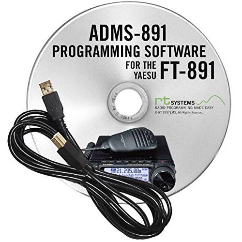 ADMS-891 프로그래밍 소프트웨어 and RT-42 USB-A to USB-B 케이블 The Yaesu FT-891