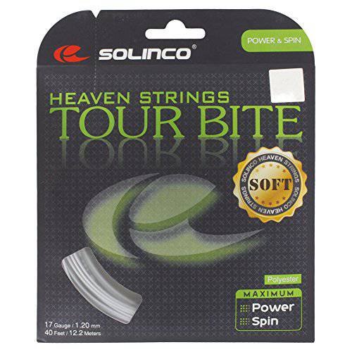 Solinco Tour 한입크기 소프트 테니스 끈,스트립,선 세트