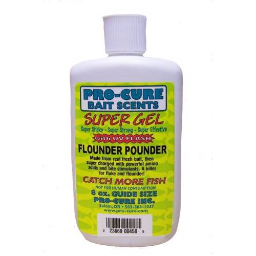 Pro-Cure Flounder Pounder 슈퍼 젤, 8 Ounce