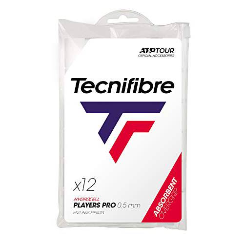 Tecnifibre ATP 프로 플레이어 오버그립 12 팩 화이트