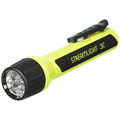 Streamlight 33212 3C LED ProPolymer 플래시라이트,조명 블루 Leds, Yellow - 85 루멘