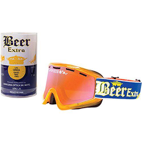 Beer Optics 067-06-812 unisex-adult 콜드 고글 (Cerveza 블루 미러