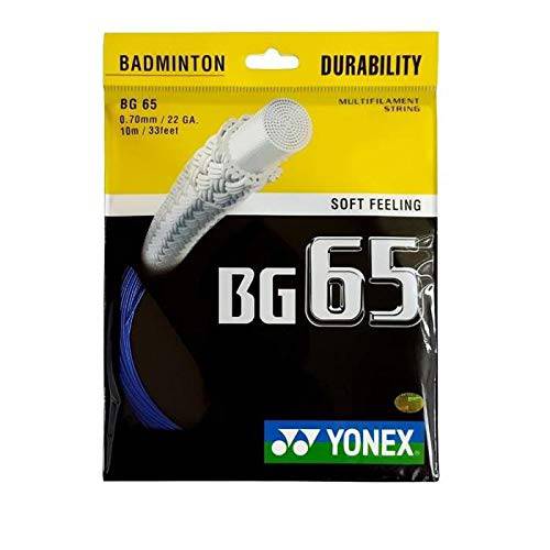 YONEX BG 65 배드민턴 끈, 스트립, 선 - 로얄 블루