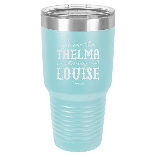 Piper Lou | You are the Thelma to my Louise, 스테인레스 스틸 보온,보냉 텀블러  뚜껑 - 라이트 블루 | 20 oz.