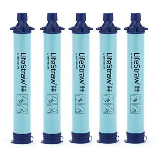 LifeStraw 개인적인 물 필터 등산 캠핑 여행 과 비상사태 준비 용