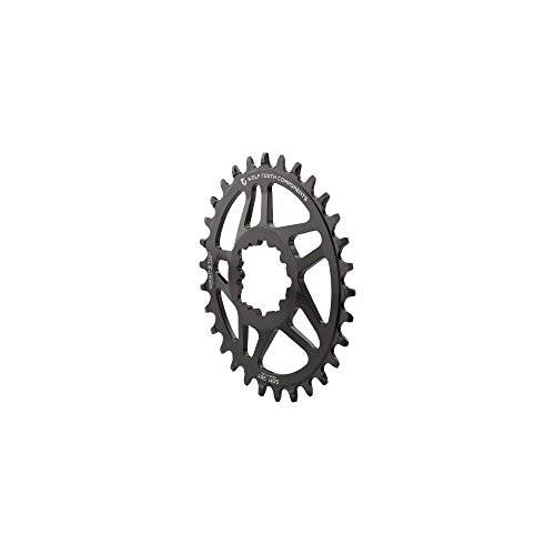 Wolf Tooth Direct-Mount Elliptical/ 타원 Drop-Stop Chainring RaceFace and SRAM Cranks (32t, SRAM BB30 숏 Spindle)
