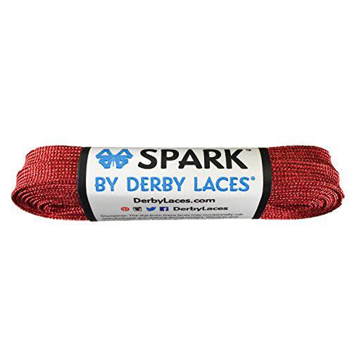 Derby Laces  레드 스파크 Shoelace 신발, 스케이트, 부츠, 롤러 더비, Hockey and 아이스 스케이트