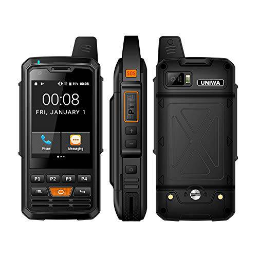 UNIWA Alps F50 Zello PTT 워키 토키 2.8 inches 터치 스크린 쿼드 Core MTK6735 1GB+ 8GB 4000mAh 4G LTE 안드로이드 6.0 러그드 스마트폰