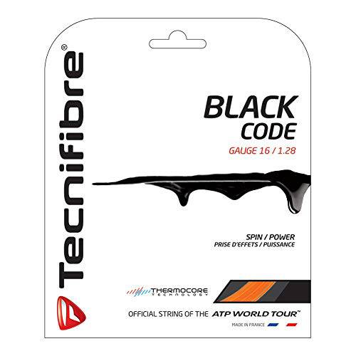 Tecnifibre  블랙 코드 테니스 끈,스트립,선 파이어 (16G 파이어)