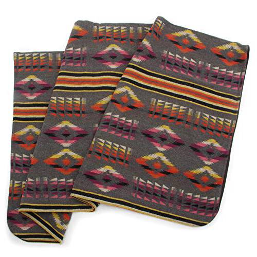 RUTH&BOAZ  아웃도어 양모 블렌드 담요 Ethnic Inka Pattern(T)