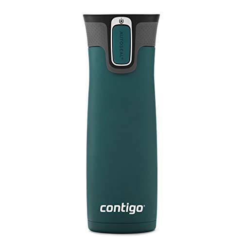 Contigo AUTOSEAL West 루프 Vacuum-Insulated 스테인레스 스틸 여행용 머그잔, 20 oz, 차드