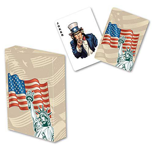 아메리칸 깃발 플레이 카드  선물 Veterans