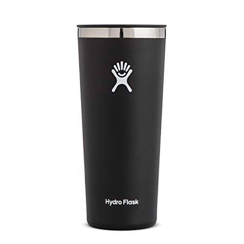 Hydro Flask  텀블러 컵 - 스테인레스 스틸&  진공 절연 - Press-In 뚜껑 - 22 oz, 블랙