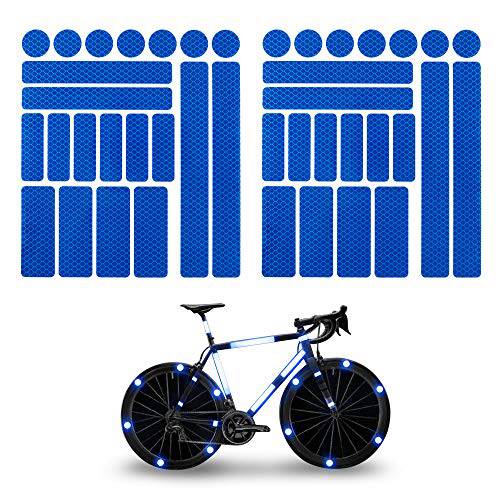TOMALL  반사 스티커 자전거 반사 테이프 방수 자전거 반사 데칼,도안 고강도 반사판 데칼,도안 오토바이, 헬멧, 유모차, Wheelchairs 42 Pcs
