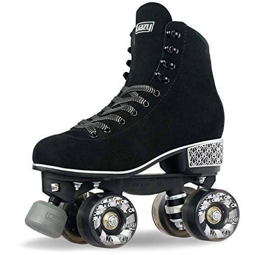Crazy 스케이트 Evoke 롤러 스케이트 여성용 - Stylish 스웨이드가죽 쿼드 스케이트