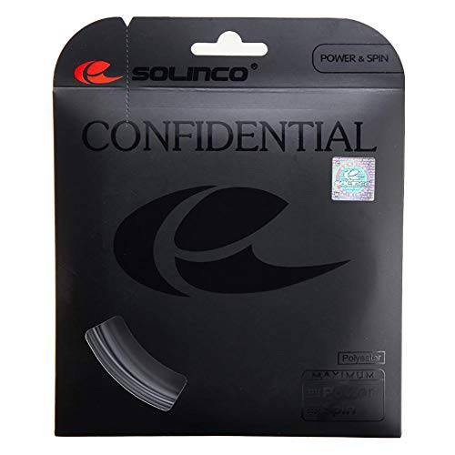 Solinco Confidential 테니스 스트링 (17 실버)