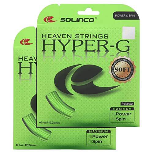 Solinco Hyper-G 소프트 테니스 스트링 - 2 팩 - 초이스 of 게이지