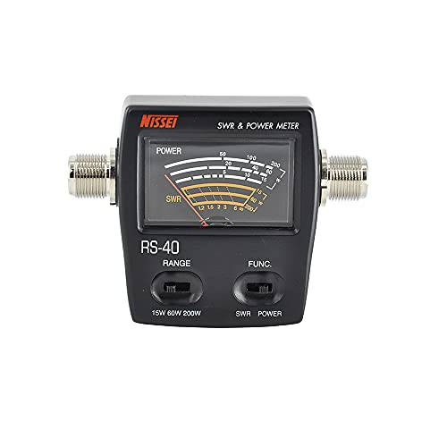 Fumei RS-40 VHF 140-150Mhz UHF 430-450Mhz 듀얼밴드 15/ 60/ 200W 파워 레인지 SWR/ 와트 미터 Two-Way 라디오