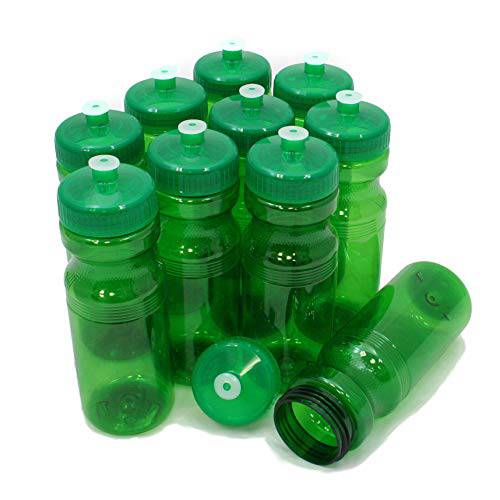 롤링 모래사장 24 Ounce BPA-Free 플라스틱 물병, 워터보틀, 세트 of 10, Made in USA