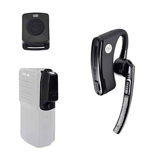 HYS Ear-Hook 블루투스 무선 이어폰 헤드셋 무선 동글 모토로라/ 모토터보 디지털 라디오 APX1000 APX4000 APX6000 APX7000 APX8000 XPR6350 XPR6550 XPR7350 XPR7550 2-Way 라디오