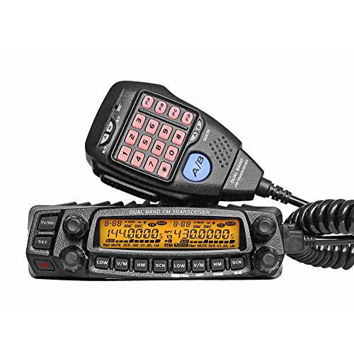 AnyTone 듀얼밴드 휴대용 트랜시버 VHF/ UHF 송신기 차량 라디오 AT-5888UV